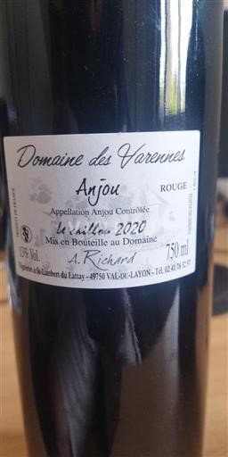Údolí Loiry Anjou Domaine Des Varennes Le Caillou 2020
