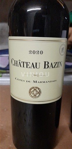 Southwest Côtes-du-Marmandais Bazin 2020