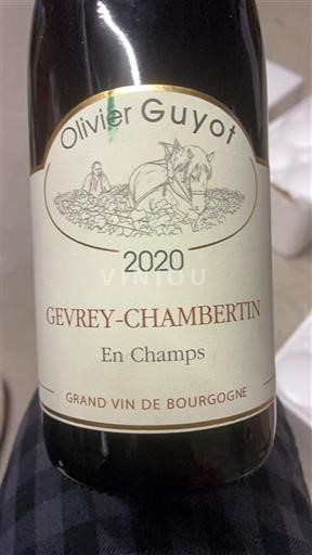 Borgogna Gevrey-Chambertin Premiers Crus Olivier Guyot En Champs 2020