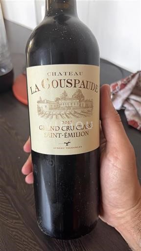 Burdeos Saint-Émilion Grand Cru Château La Couspaude 2015