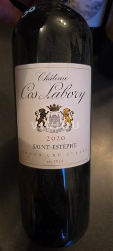 Bordeaux Saint-Estèphe Grand Cru Classé Château Cos Labory 2020