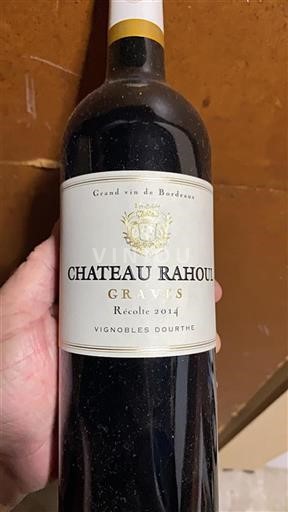 Bordeaux Graves Château Rahoul 2014