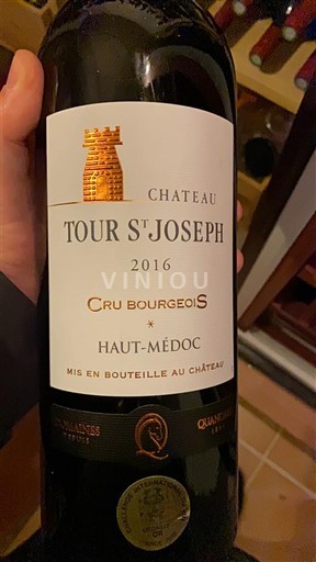 Bordeaux Haut-Médoc Château Tour Saintjoseph 2016