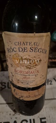 Bordeaux Château Roc De Ségur 1998