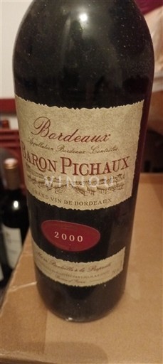 Bordeaux Baron Pichaux 2000