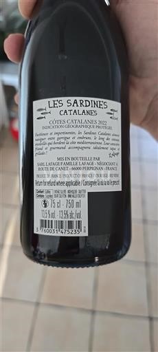 Languedoc og Roussillon Catalansk skråning Famille Lafage Les Sardines Catalanes 2022