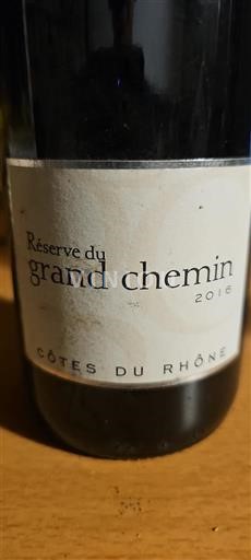 Rhône-dalen Côtes-du-Rhône Réserve Du Grand Chemin 2016