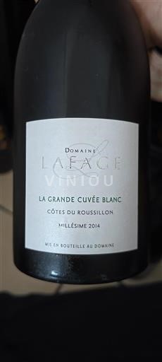 Roussillon Côtes-du-Roussillon Domaine Lafage La Grande Blanc 2014