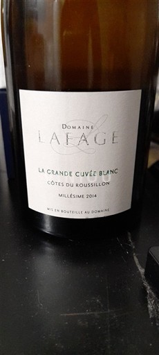 Roussillon Côtes du Roussillon Domaine Lafage La Grande Blanc 2014