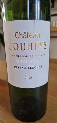 Bordeaux Pessac-Léognan Grand Cru Château Couhins 2018