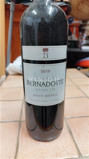 Bordeaux Haut-Médoc Château Bernadotte 2010