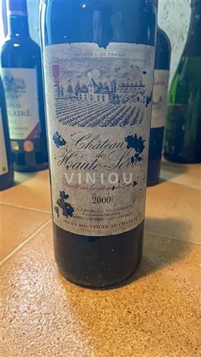 Sudoeste Cahors Château Hauteserre 2000