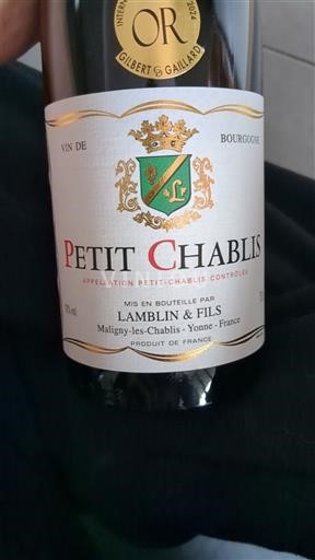 Bourgogne Petit-chablis Lamblin & Fils Icke årgångsbetecknad