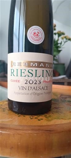 Alsace Rebmann Prestige 2023