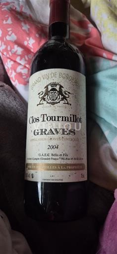 Bordeaux Graves Clos Tourmilot 2004