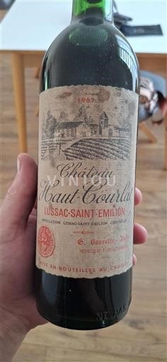 Bordeaux Lussac-Saint-Émilion Château Haut-courlat 1967