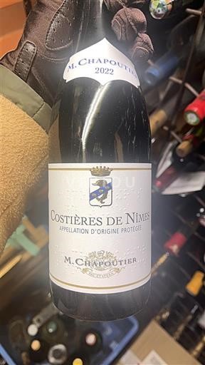 Valle del Rodano Costières di Nîmes M. Chapoutier 2022