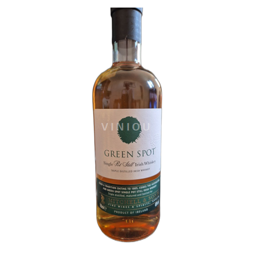 Whisky Irish Whiskey GREEN SPOT de la distillerie : Mitchell & Son 10 ans d'âge Irlande