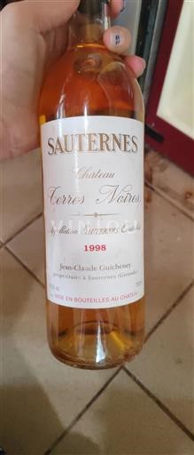 Bordéus Sauternes Château Terres Noires 1998