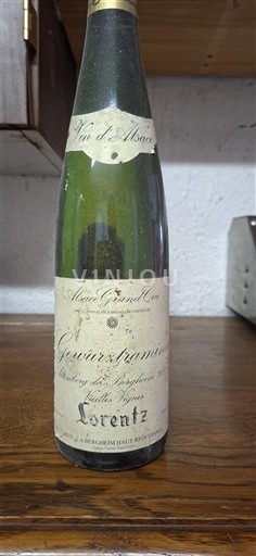 Alsasko Alsasko Grand Cru Grand Cru Domaine Lorentz Neročník
