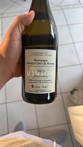 Burgundi Beaunen Ylämaat Domaine Cornu 2023