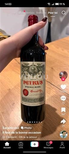 Bordeaux Pomerol Petrus 2010