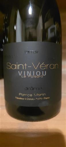 Burgundy Saint-Véran Patrice Martin Le Poisard 2023