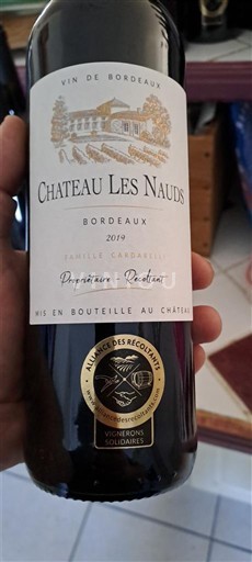 Bordeaux Château Les Nauds 2019