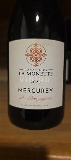 Borgogna Mercurey Domaine La Monette Les Bourguignons 2023