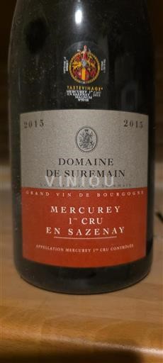 Borgogna Non specificato Premier Cru Sûremain 2015