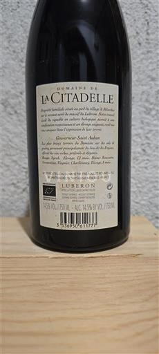 Valle del Ródano Luberon Domaine La Citadelle Gouverneur Saint-Auban 2018