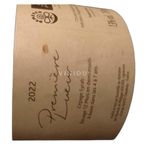 Alpi e Paesi Rodaniani Collines Rodanesi Domaine Verzier Première Lueur 2022