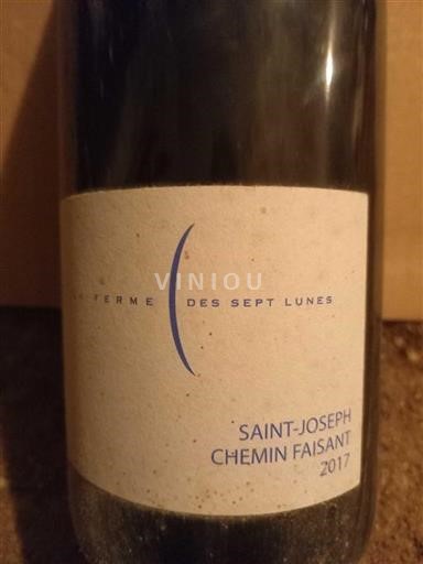 Rhône-dalen Saint-Joseph La Ferme Des Sept Lunes Chemin Faisant 2017