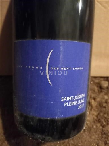Rhône-dalen Saint-Joseph La Ferme Des Sept Lunes Pleine Lune 2017