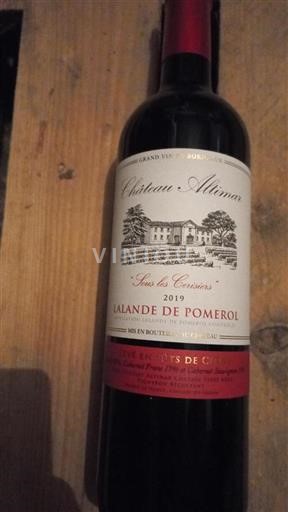 Bordeaux Lalande-de-pomerol Château Altimar Sous les Cerisiers 2019