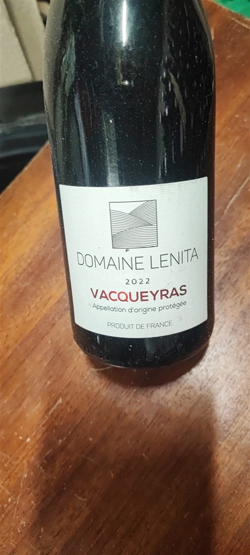 Valle del Rodano Vacqueyras Domaine Lenita 2022