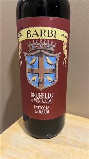Tuscan Wines Brunello di Montalcino Fattoria Dei Barbi 2013