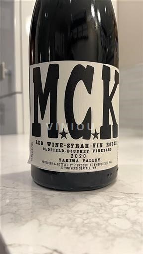 Kalifornialaiset AVA:t Napa Valley K Vintners M.C.K. 2020