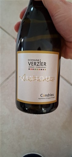 Vallée du Rhône Condrieu Domaine Verzier Authentic 2022