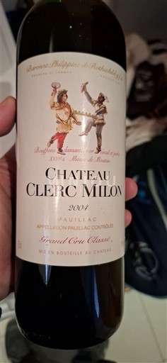 Bordeaux Pauillac Château Clerc Milon 2004