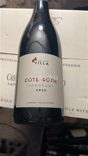 Rhônedalen Côte-rôtie Domaine Pierrejean Villa Fongeant 2022