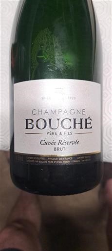 Champaña Champán Bouché Père & Fils Réservée Sin añada