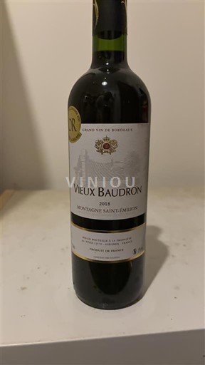 Bordeaux Montagne-saint-émilion Vieux Baudron 2018