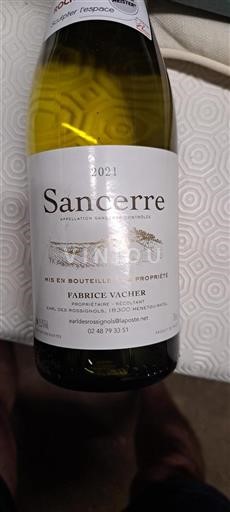 Loiren laakso Sancerre Fabrice Vacher 2021