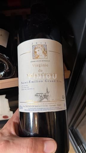 Bordeaux Saint-Émilion Grand Cru Grand Cru Virginie De Valandraud 2014
