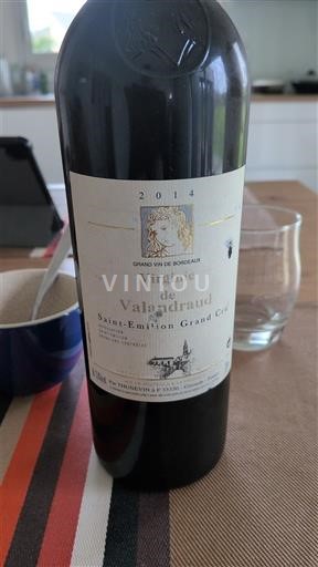 Bordeaux Saint-Émilion Grand Cru Grand Cru Virginie De Valandraud 2014