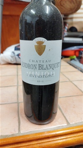 Burdeos Saint-Estèphe Grand Cru Château Andron Blanquet 2012