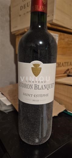 Bordeaux Saint-Estèphe Grand Cru Château Andron Blanquet 2012