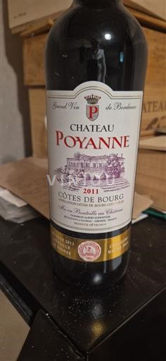 Bordeaux Côtes-de-bourg Château Poyanne 2011