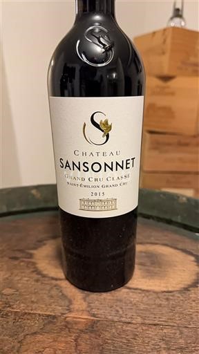 Bordeaux Saint-Émilion Grand Cru Grand Cru Château Sansonnet 2015